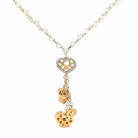 Halskette Nanis Dame in Gold Diamante 0.12 Ct CSI-473 - CSI-473
